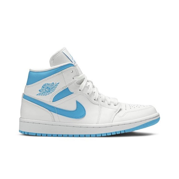 Womens Air Jordan 1 Mid “UNC” - Picture 2 of 8